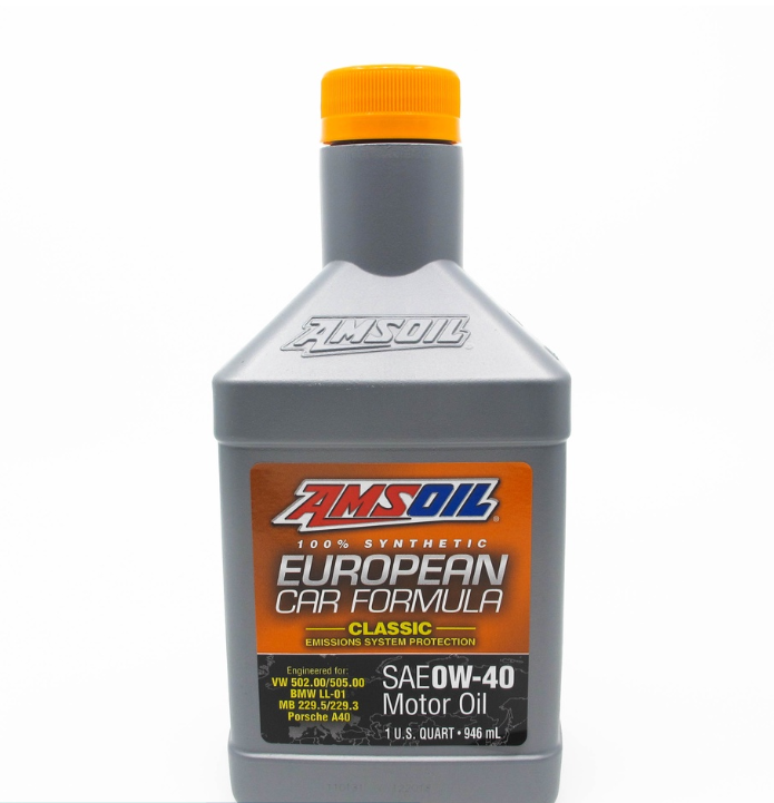 AMSOIL 0W40 Euro Formula Classic Esp Engine Oil Fully Synthetic (1 Quart)