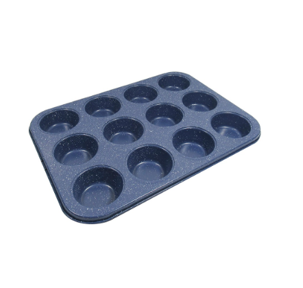 Classics Bakeware Non-Stick Marble 12-cup Muffin Pan