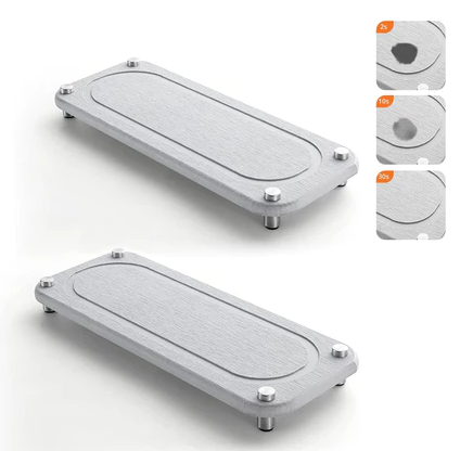 2 PC Home Sink Caddy, Fast Drying Diatomaceous Earth Stone Sink Tray Dish Sink Organizer Bathroom