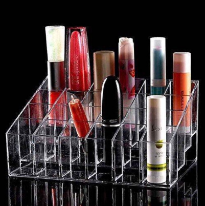 Lipstick Holder Display Stand Cosmetic Organizer 24 Slots