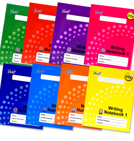 (1pc) VANDA K-12 Writing Notebook Grade 1 6.5"x8.5" 80 leaves