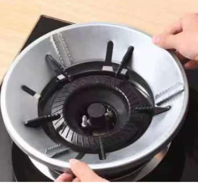 Windproof High Efficiency Gas Stove Energy Saving Cover Heat Insulation Pot Holder Wind Shield Brack