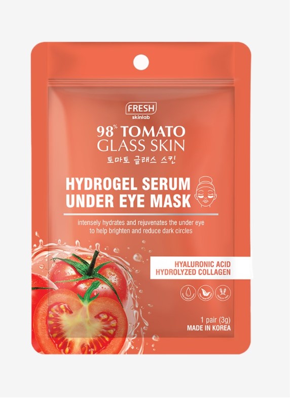 Fresh Skinlab Tomato Glass Skin Hydrogel Serum Under Eye Mask 1Pair