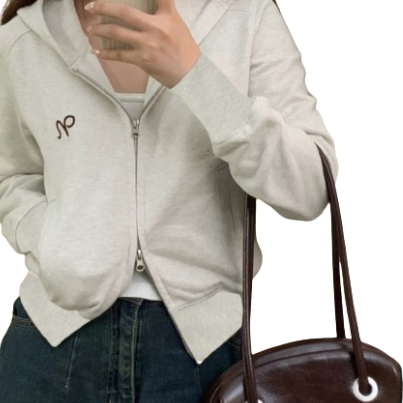 Lovito Women Casual Plain Zipper Coat LNE29367 (White)