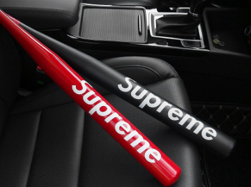 Super Hard 30 Inches Champion Black Red Thick Alloy Steel [COD] Baseball Bat Supreme Bat