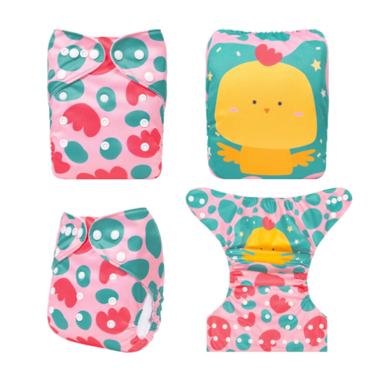 Alva Baby Cloth Diapers Washable Reusable Real Cloth Pocket Nappy Diaper Only D4