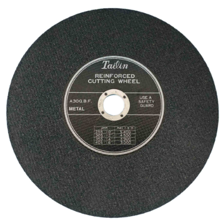 Tailin Cutting Disk 10" x 3mm x 1" ( 255 mm x 3mm x 25.4mm ) Single Ply For Metal Cutting Off Wheel