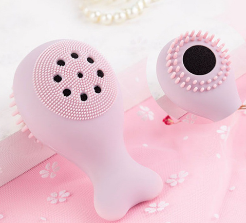 Upgraded Version Whale Silicone Face Cleansing Brush Cleaning Pore Oil-Control Remove Blackhead