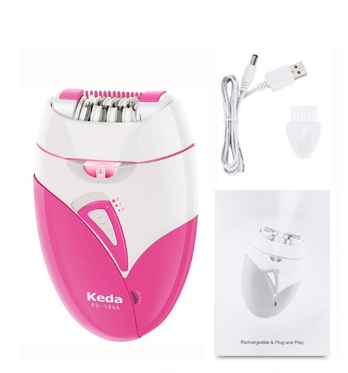 Rechargable Electric Epilator Woman Cordless Hair Removal Depilator Shaver Body Leg Shaving