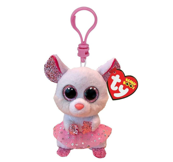 Ty Beanie Big Eyes Keychain Pendant Sloth Monkey Cat Fox Puppy Rabbit Soft Plush Backpack Decor Doll Birthday Gift For Kids 10CM C30