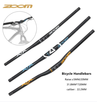 ZOOM XOX Mountain Bike Handlebar 31.8MM*720MM Riser Horizontal Bar MTB Aluminum Alloy Handle bar Bicycles Accessories