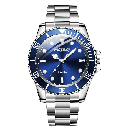 Luxury Men Stainless Steel Business Watches With Calendar Male Sport Quartz Watch M008