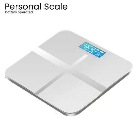 Scale Digital LCD Electronic Tempered Glass Bathroom Weighing Scale