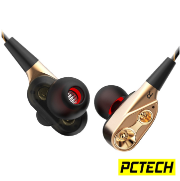 Original Qkz Ck8 In-Ear Super Bass Earphones with Microphone Hi-Fi Headsets Mic