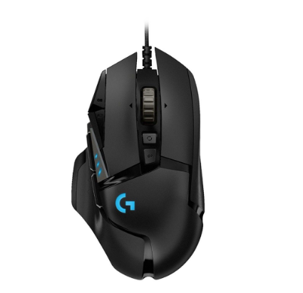 Logitech G502 Hero High Performance Wired Gaming Mouse, 25k Sensor, 25,600 Dpi, Rgb, Adjustable