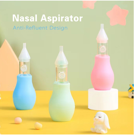 Anti-refluent Nasal Aspirator for baby pump Infant Reusable Nasal Mucus Suction Baby Nose Cleaner