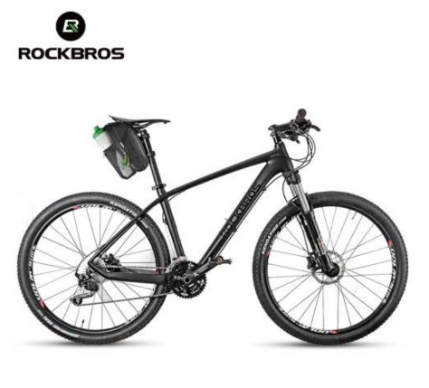 ROCKBROS C7-1 Bicycle Saddle Bag With Water Bottle Pocket Waterproof MTB Bike Rear