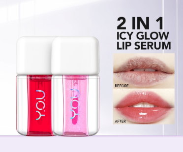 Y.O.U Simplicity Icy Glow Lip Serum  Hydrating Moisturizing Lip Care Nourishing