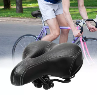 Bicycle Cycling Big Bum Saddle Seat Road MTB Bike Wide Soft Pad Comfort Cushion