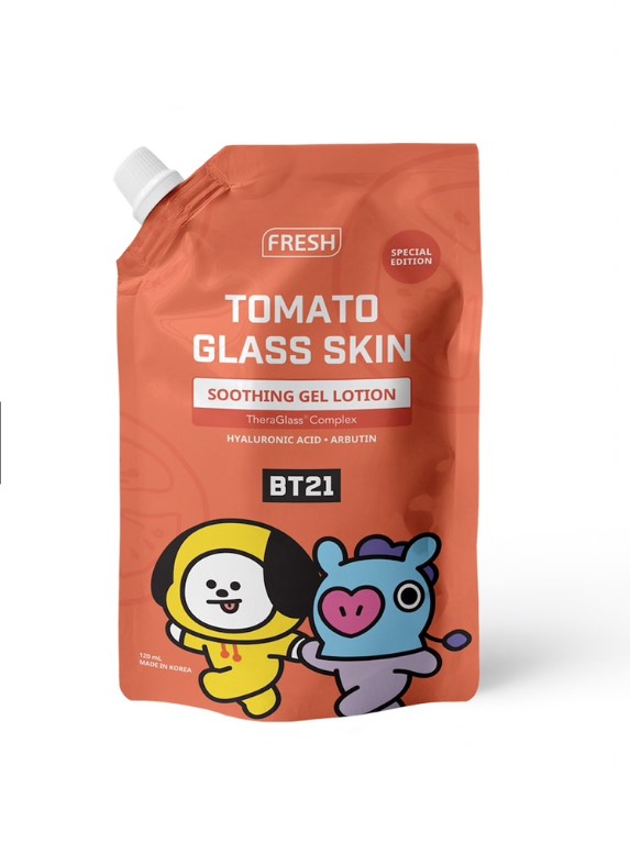 Fresh Tomato Glass Skin Soothing Gel Lotion 120ml