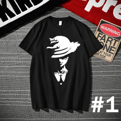 One Piece T-shirt unisex 4 types