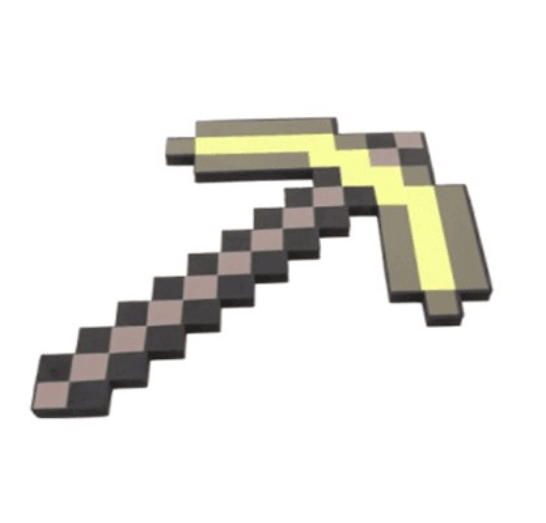 Game Eva Foam Diamond Pickaxe Axe Hamaxe Swords Model Toy Kids Gift Action Figure Toys Cosplay Props A16