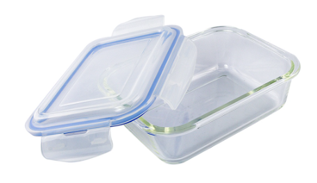 Masflex 1050ml Rectangular Glass Food Container