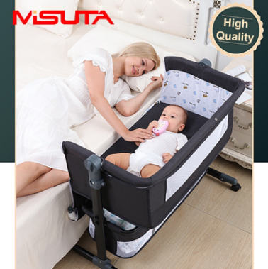 Misuta Baby Rocker Bassinet Bed Multifunctional Mobile Crib 0 - 3 Year Old