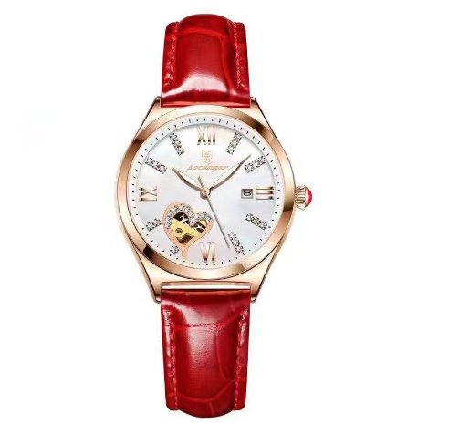 Binbond Original Luxury Stainless Steel Waterproof Luminous Ladies Watch Girls Fashion Calendar Female Wrist Watch F6