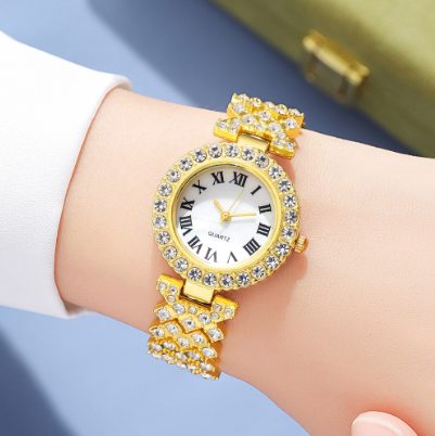 Fashion diamond watch inlaid women watch Quartz watch bracelet Women watch