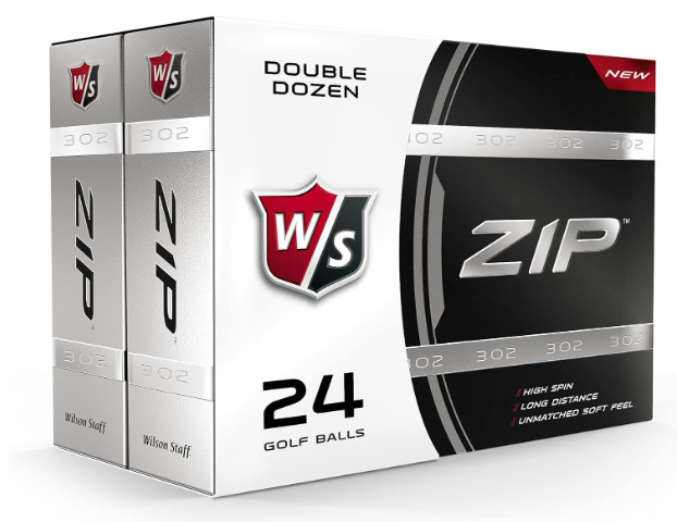 WILSON Staff Zip Golf Balls (Pack of 24)