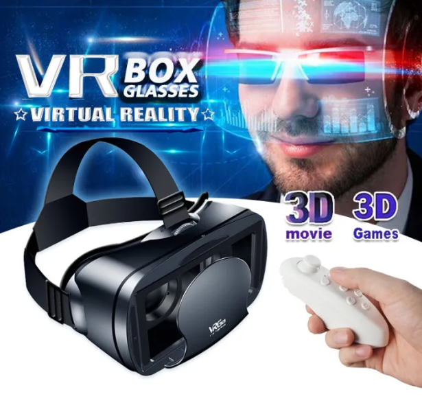 VR Glasses VR Box with VR Controller VRG Pro 3D VR Glasses Case 5 ~ 7 Inch 360 ° Ultra Wide Angle