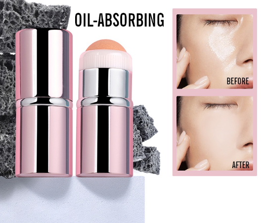 Oil-Absorbing Volcanic Face Roller Beauty Tool Oil Removing