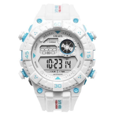 SMAEL Watch Sport Watches for Men 50M Waterproof Multifunction Digital Wristwatches Mens Complete Calendar Watch 1439 M7
