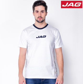Jag Men's Ringer Logo Tee