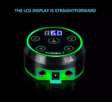 Aurora-2 Tattoo Power Supply Upgrade Digital LCD New Power Supplies For Tattoo Machine