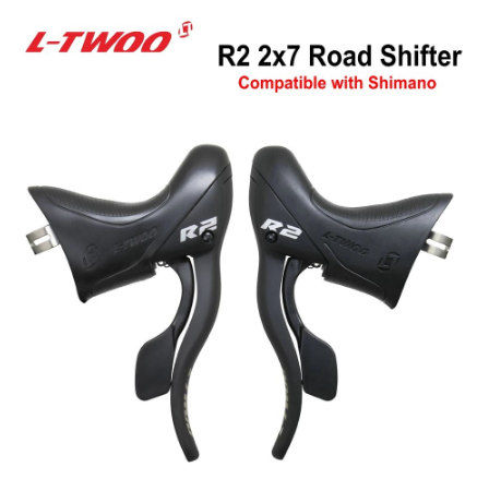 LTWOO R2 2x7 Road Bike Shifter 2x7 Speed Brake Shifter Bicycle Derailleurs SHIMANO A070 2X7 rear derailleur