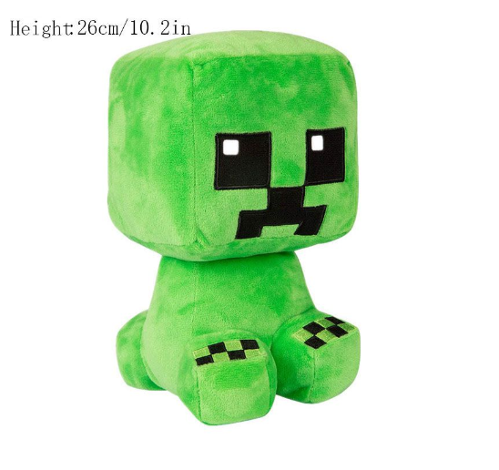 New Zombie Creeper Plush Doll Steve spider Ghost Cotton Stuffed Model Doll Alex Enderman Children Gift Game Toy 05