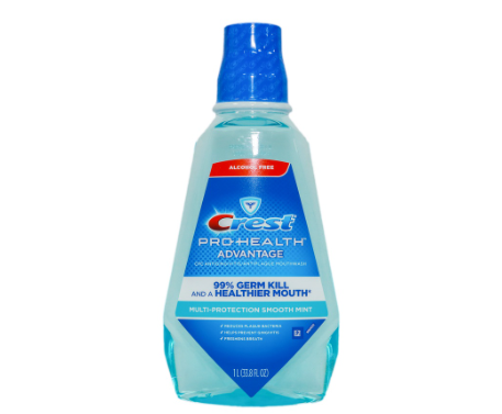 Crest Pro Health Multi-Protection Smooth Mint Mouthwash 1L
