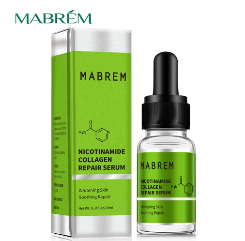 MABREM Nicotinamide Collagen Repair Solution Serum Repair Skin Anti-aging Hyaluronic Acid Whitening Skin Care Essence Face Care Water