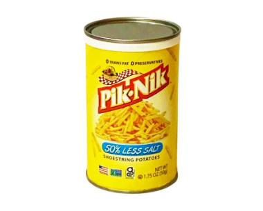 Pik-Nik Shoestrings Potatoes 50% Less Salt 50g
