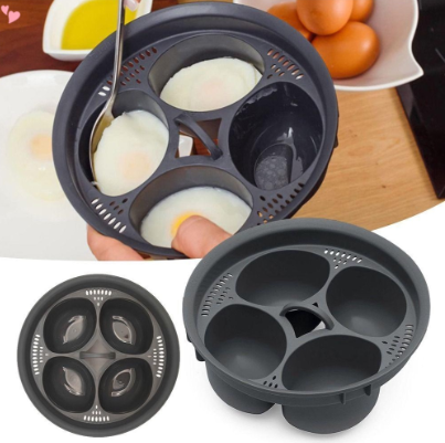 4-in-1 Egg Poacher Pan Nonstick Poached Egg Maker,Egg Poaching Pan For TM5 TM6