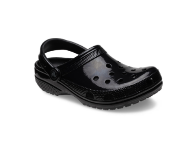Crocs Classic High Shine Clog in Black