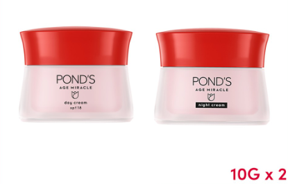 Pond's Retinol C Moisturizer Minis Duo (Age Miracle Day Cream 10g, Night Cream 10g) (Promo Bundle)