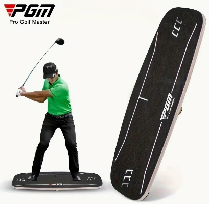 Golf Swing Center Of Gravity Transfer Plate, Golf Swing Trainer With Stance Markers