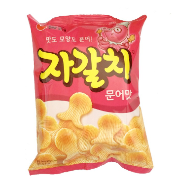 Nongshim Jagalchi Tako Chips Octopus Seafood Flavors Snacks 90g