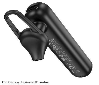 HOCO E63 100% Original Wireless Bluetooth 5.0 In-Ear Headset With Microphone Universal Business Earbud