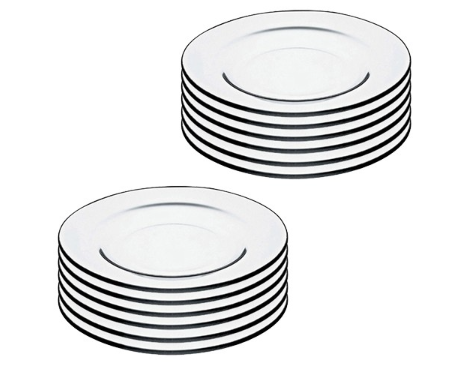 Pasabahce Invitation Dinner Plate 10 1/2", Set of 6 (BUY 1 Set TAKE 1 Set)(10328 B1T1)