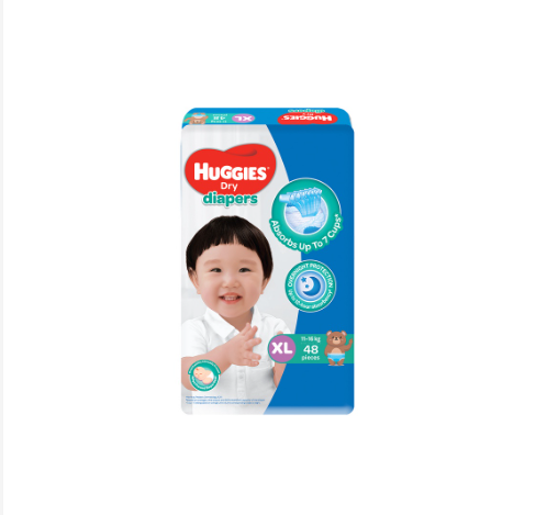 Huggies Dry Diapers XL - 48 pcs