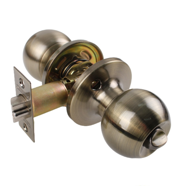 Greenfield Single Cylinder Knob Combo Set Antique Brass Finish (Us5)